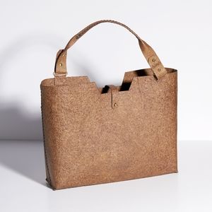 KIVU wide tote with Nile short handle